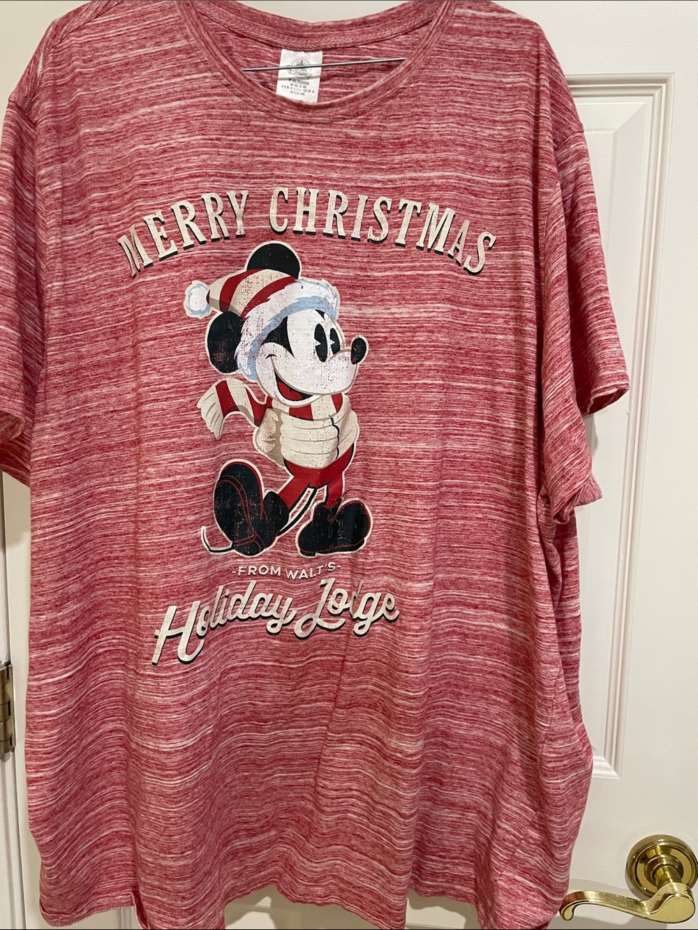 Disney Mickey Mouse Holiday Lodge Tee men’s 4xl